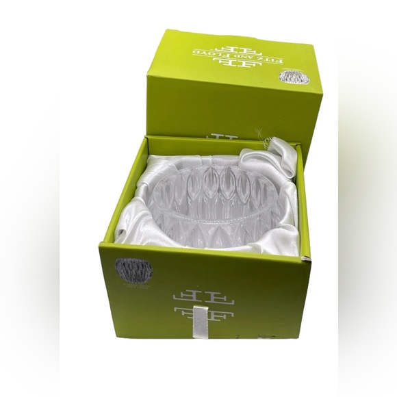 Fitz & Floyd NIB Crystal Teardrop Votive Holder brand new - Picture 7 of 7